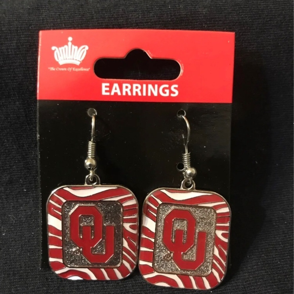 University Of Oklahoma Earrings